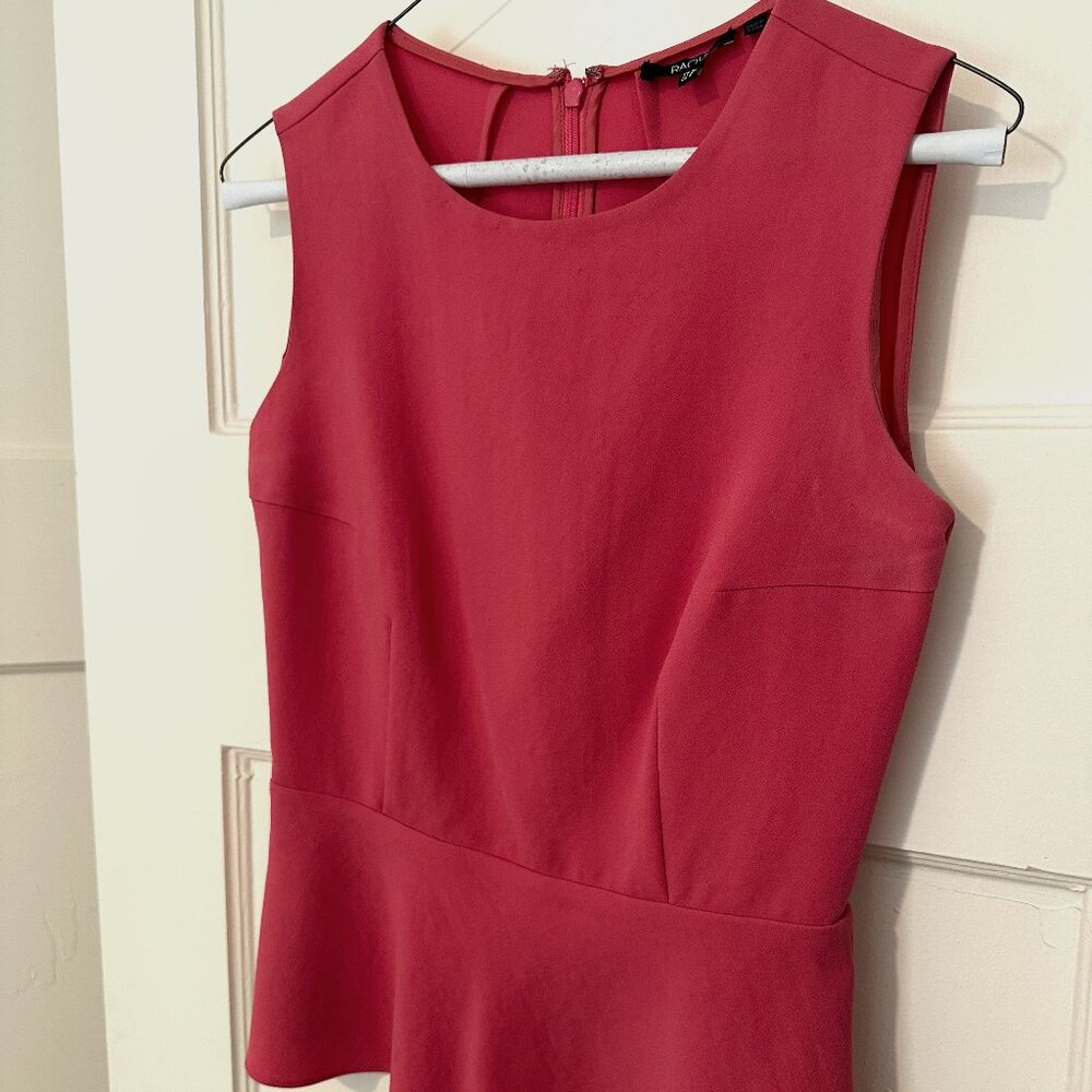 Raoul pink peplum blouse - size 0